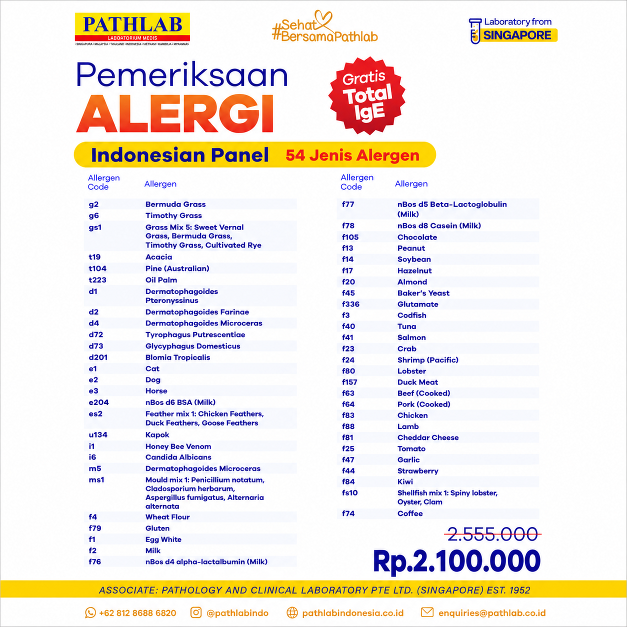 Paket Pemeriksaan Alergi